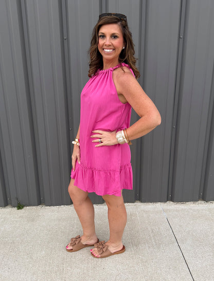 The Harper Halter Dress