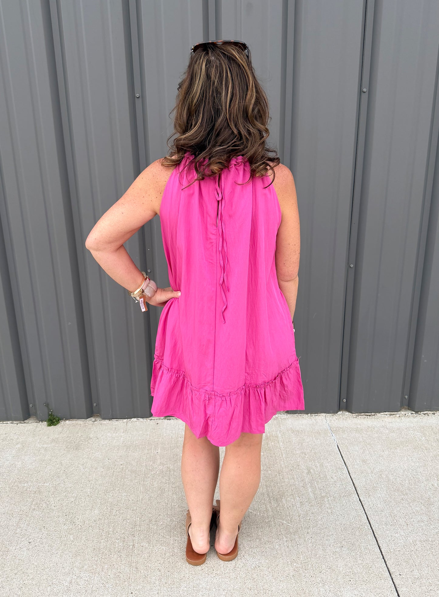 The Harper Halter Dress