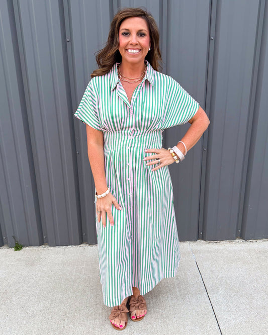 The Emerson Stripe Midi