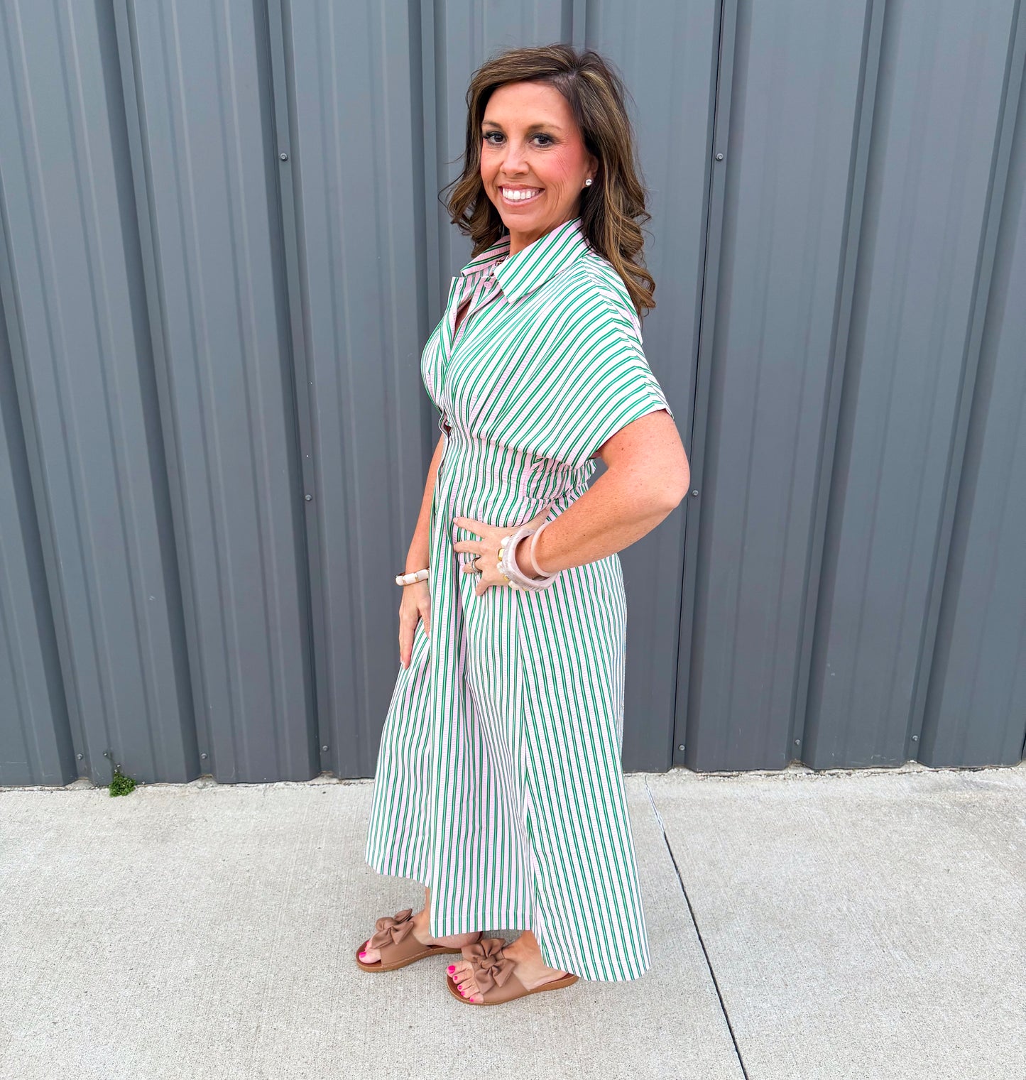 The Emerson Stripe Midi