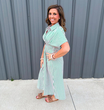The Emerson Stripe Midi
