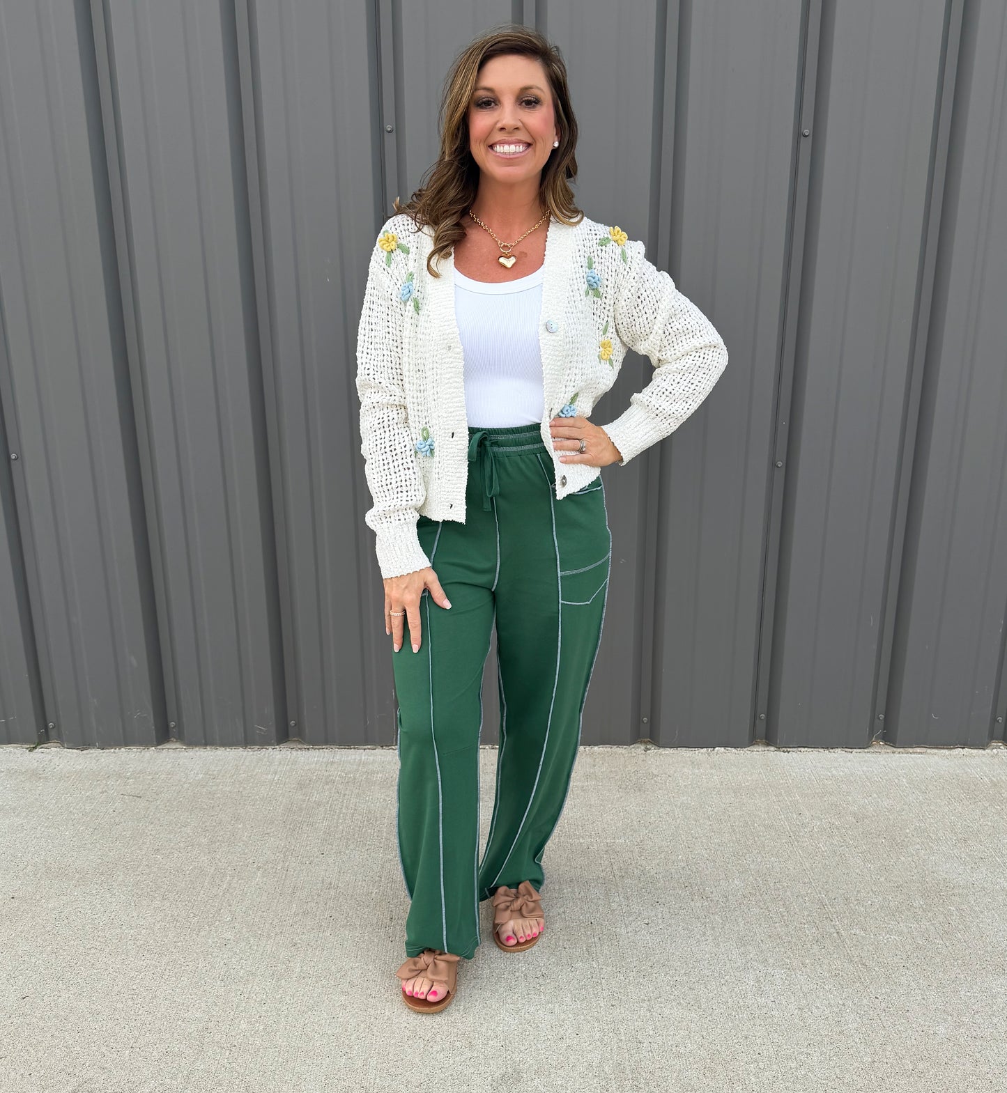Harbor Stitch Knit Pants
