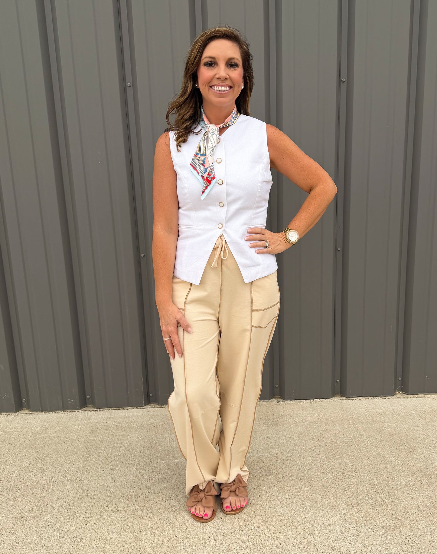 The Sutton Button Vest