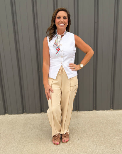The Sutton Button Vest