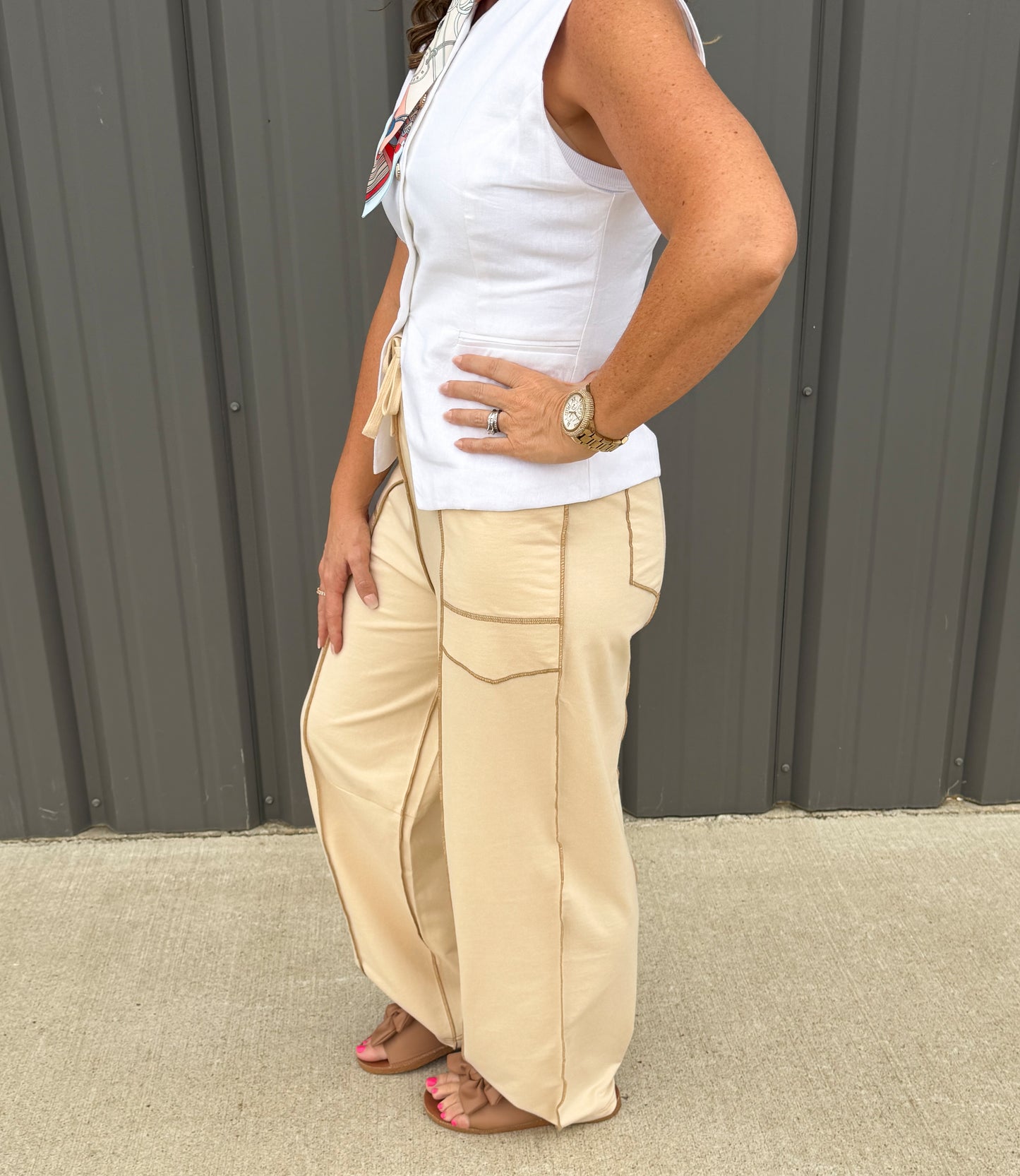 Harbor Stitch Knit Pants