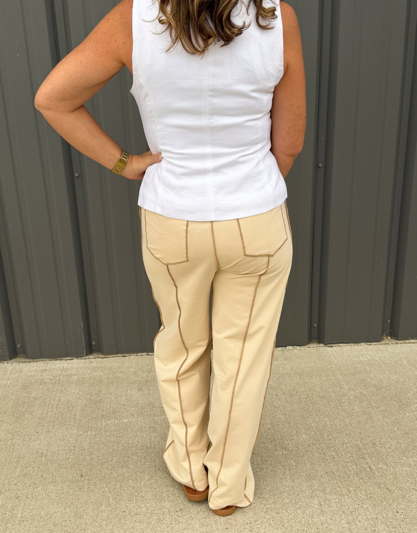 Harbor Stitch Knit Pants