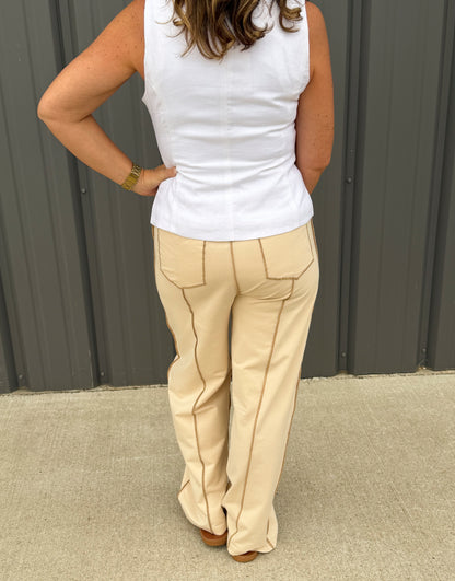 Harbor Stitch Knit Pants