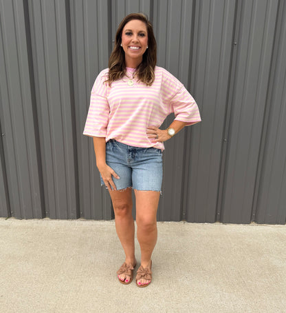 Sunset Stripe Tee