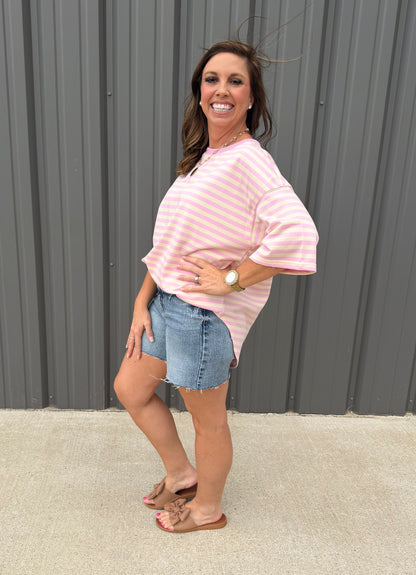 Sunset Stripe Tee