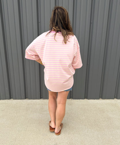 Sunset Stripe Tee