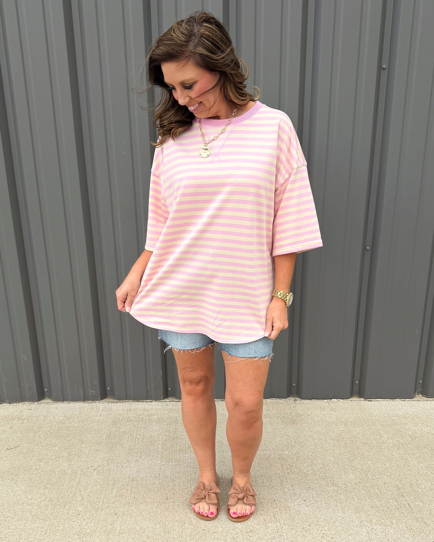 Sunset Stripe Tee