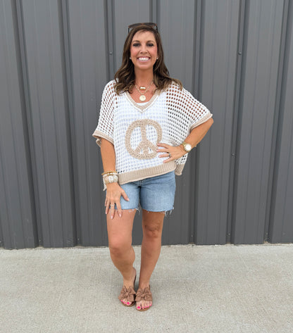 Harvest Peace Knit Top