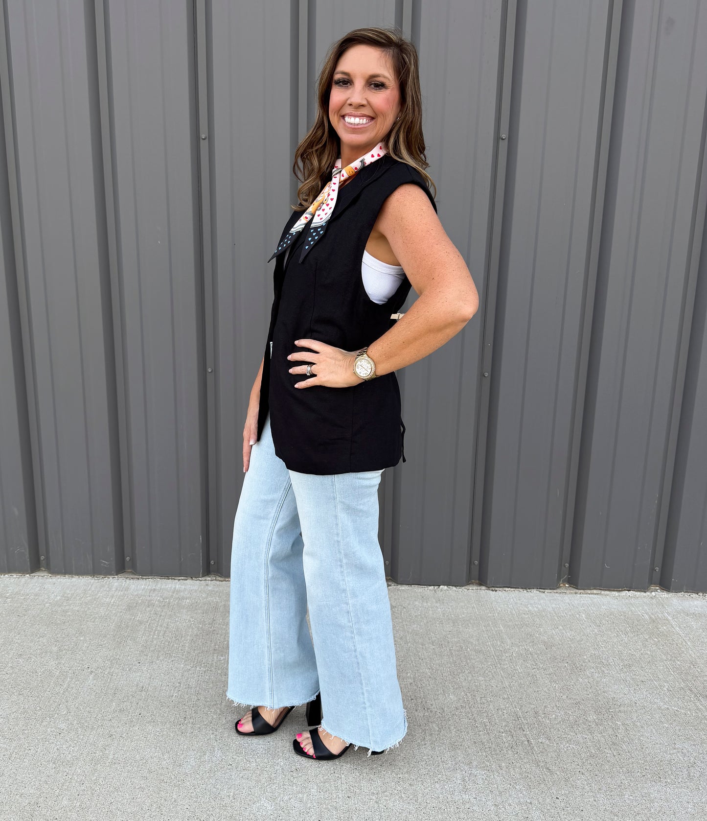 Harper Linen Vest