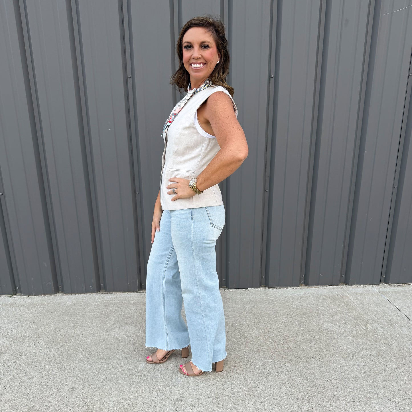 The Sutton Button Vest