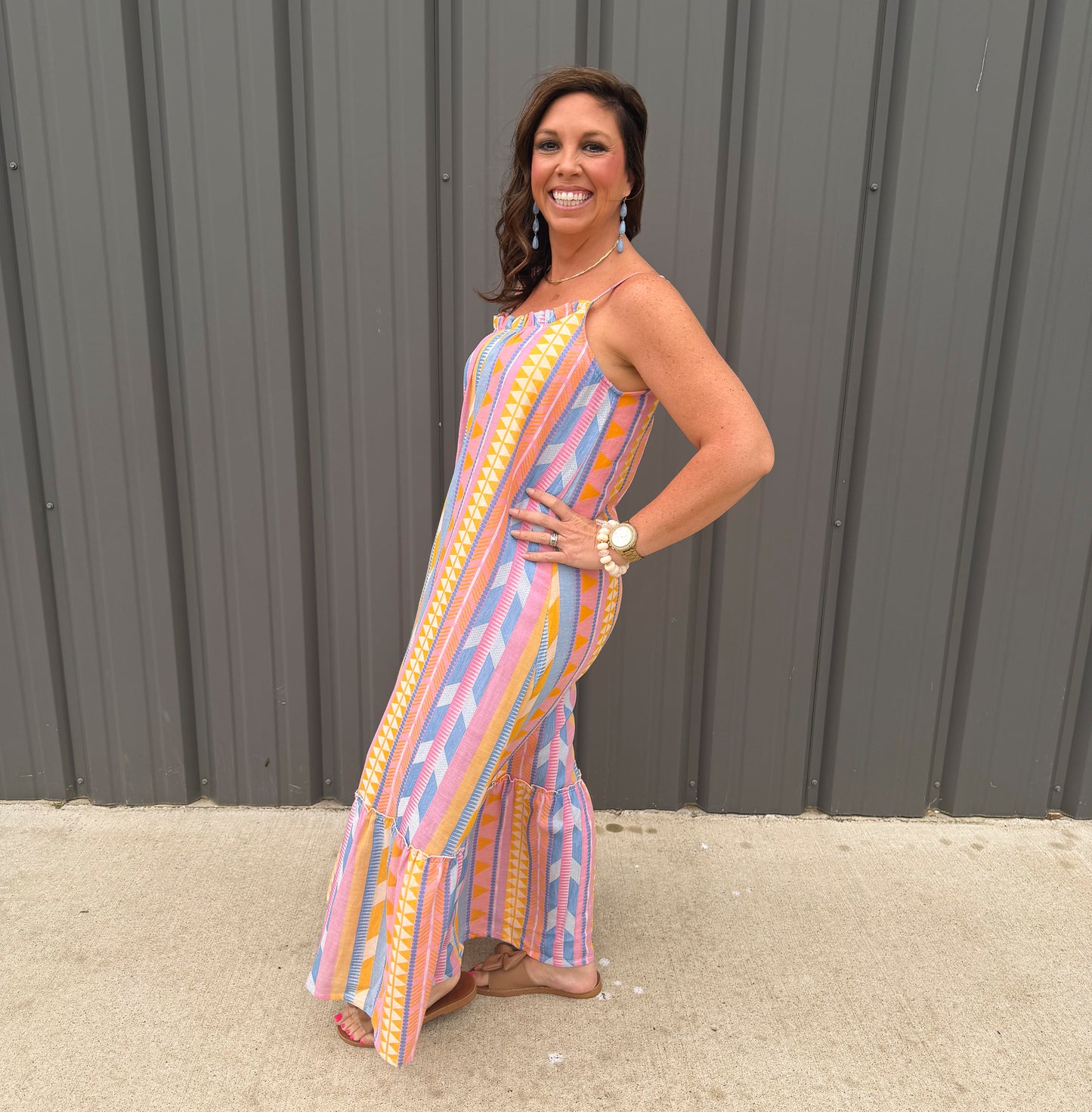 Mosaic Midi Dress