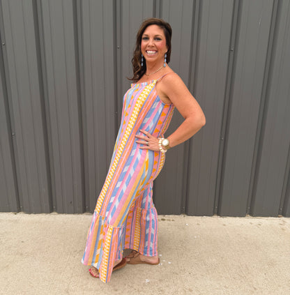 Mosaic Midi Dress