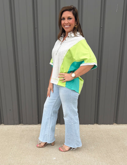 Bright Side Colorblock Top