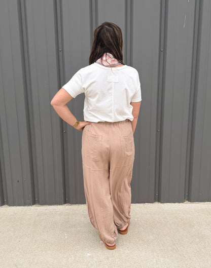 Coffee Run Drawstring Pants