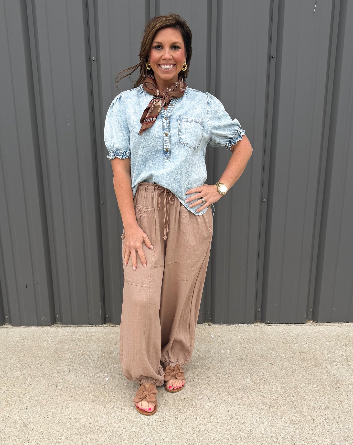 Coffee Run Drawstring Pants