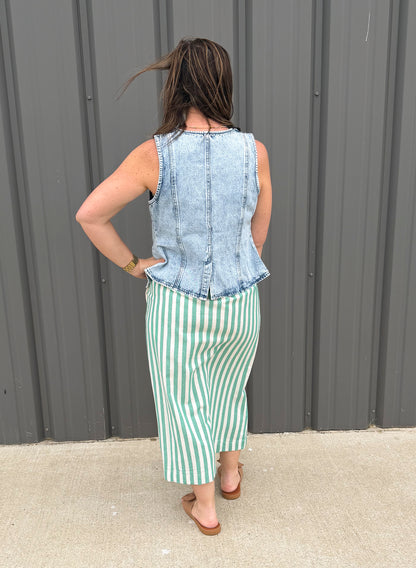 Downtown Denim Vest