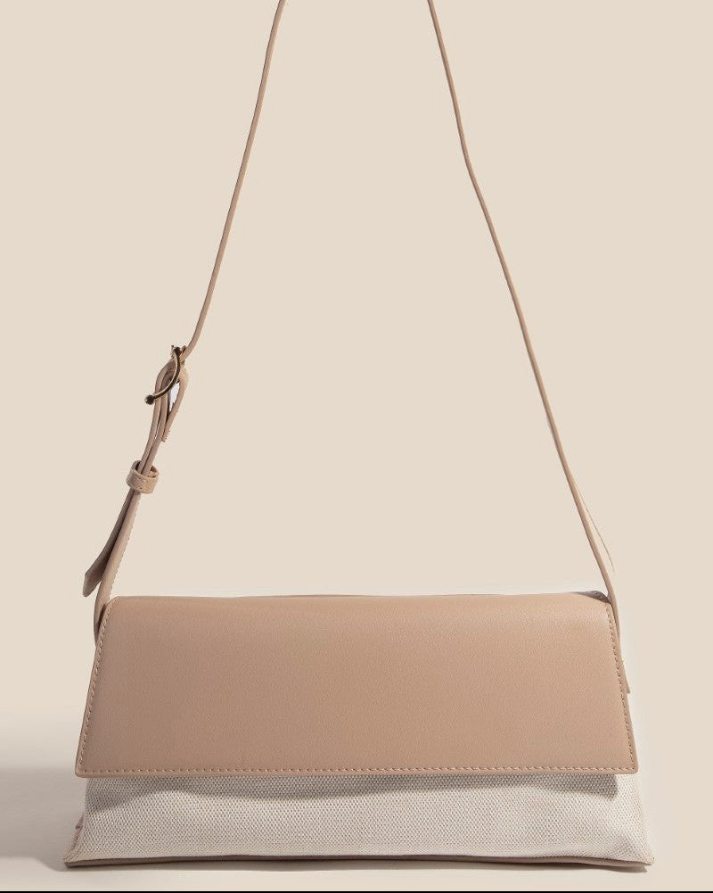 Soft Neutral Shoulder Bag