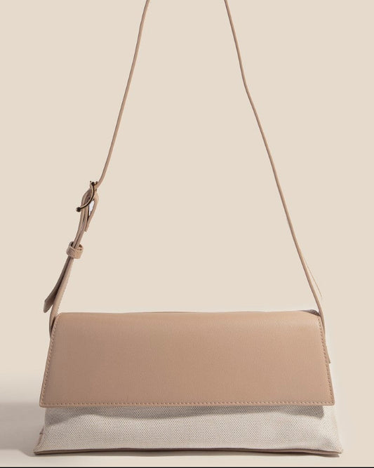 Soft Neutral Shoulder Bag
