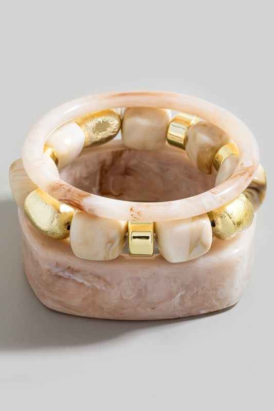 The Marble Muse Bracelet Stack