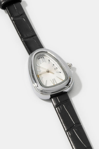 Classic Leather Strap Watch