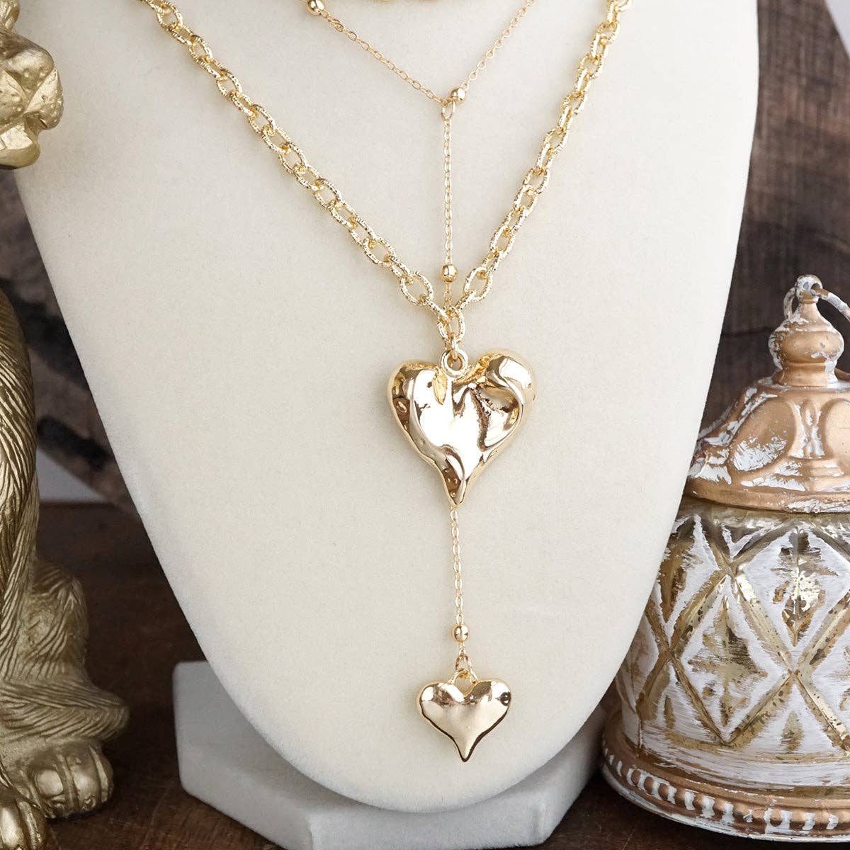 Gilded Heart Lariat