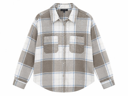 Scenic Route Plaid Shirt - Brown