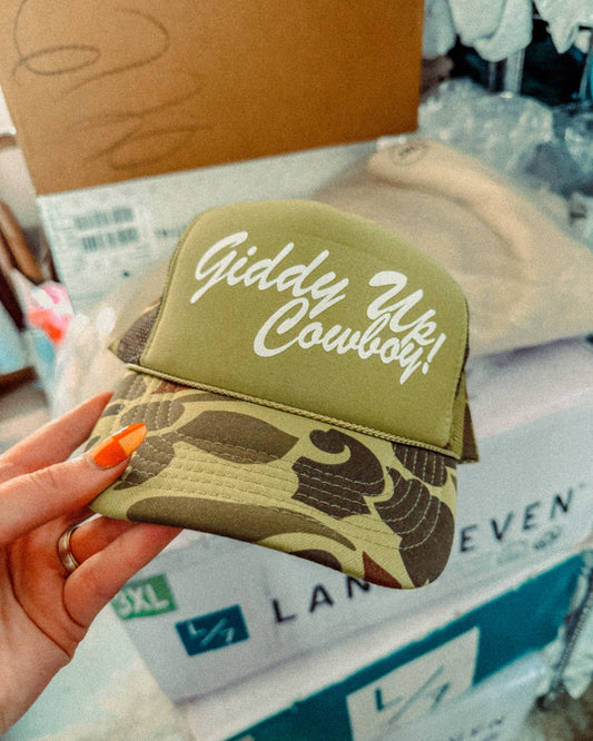 Giddy Up Cowboy Trucker