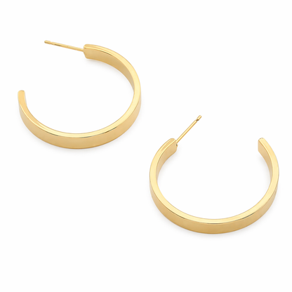 The Refined Gold Mini Hoops
