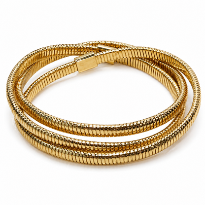 The Layered Coil Bracelet