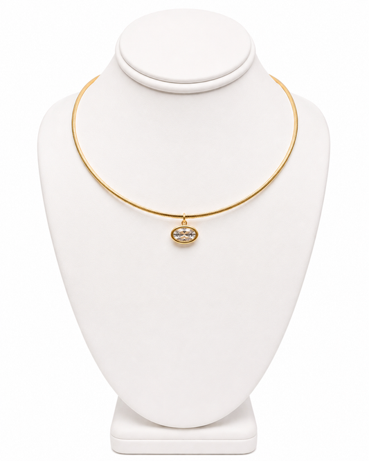 Oval & Out Necklace