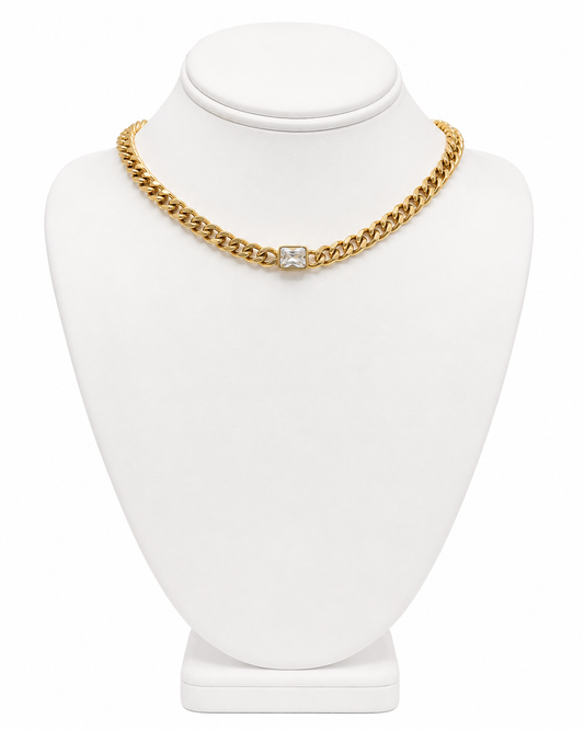 Chain with Diamond Pendant Necklace
