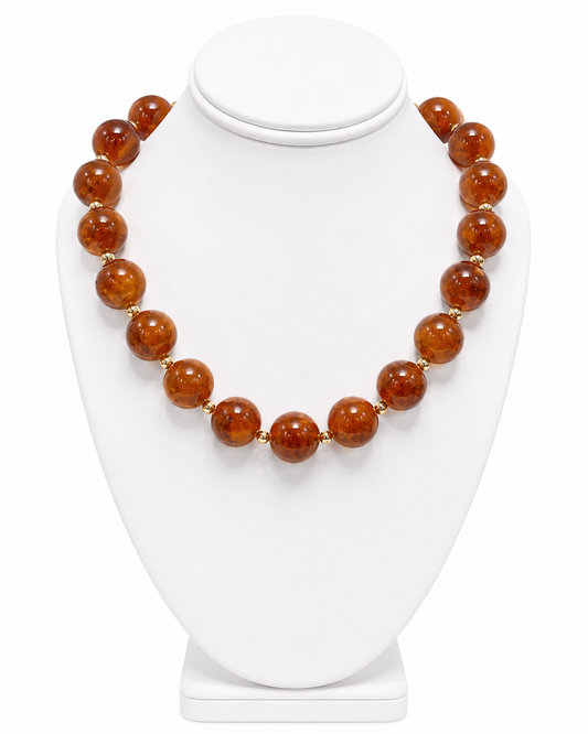 Cognac Club Necklace