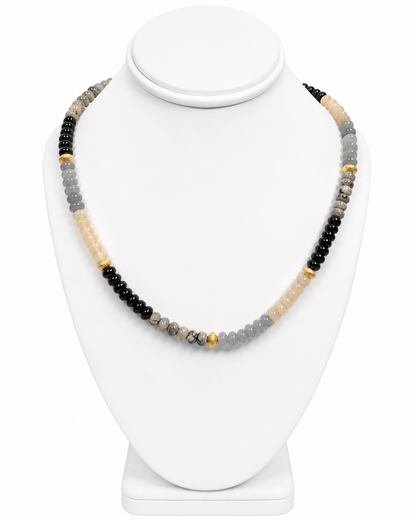 Neutral State Beaded Necklace