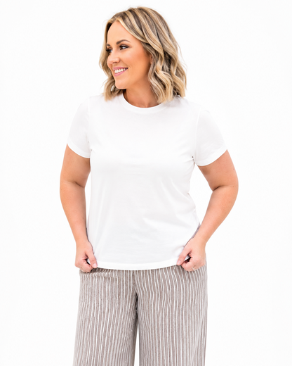 The Asher Tee - White
