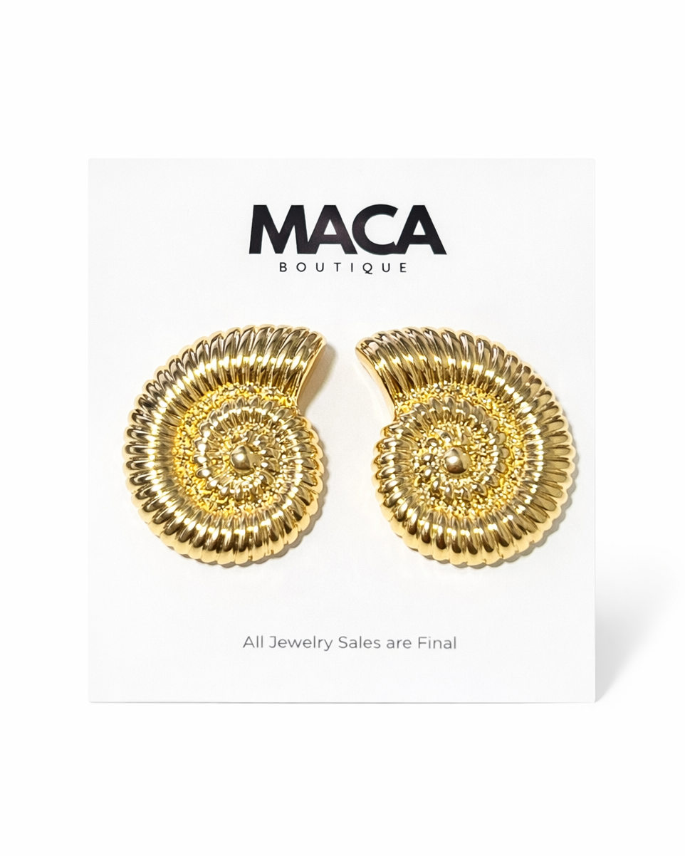 Golden Current Studs