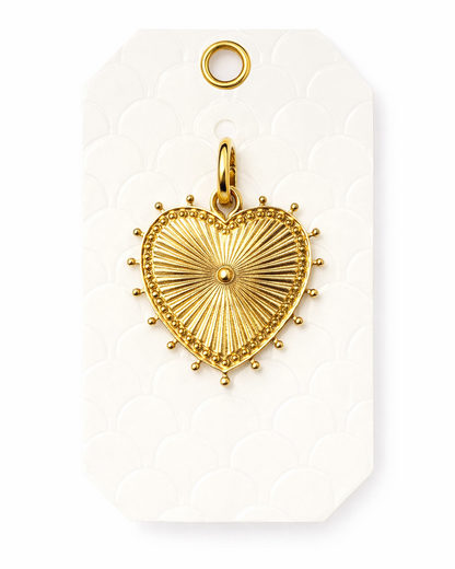 Radiant Heart Charm
