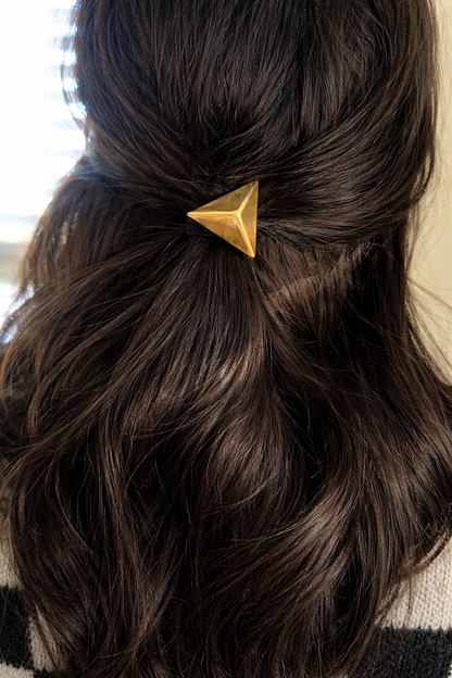 Sculpted Gold Hair Tie Set