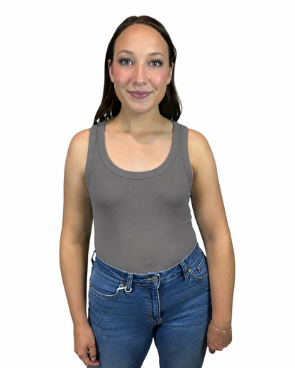 Everyday Reversible Tank - Gray