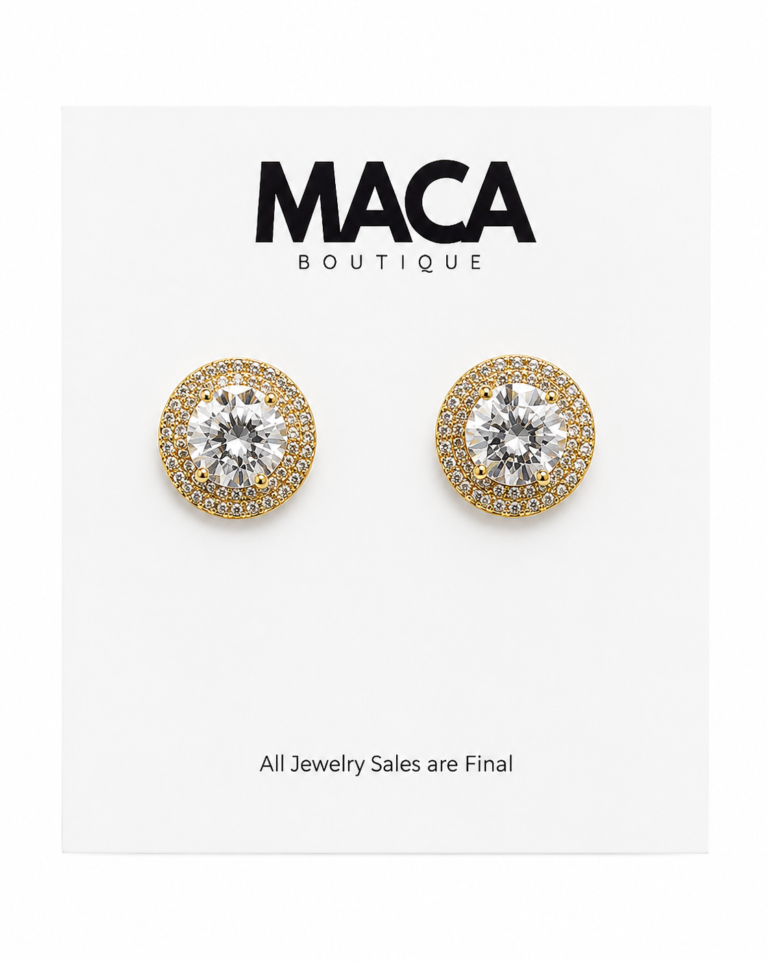 Radiant Halo Earrings
