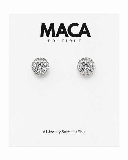 Brilliant Halo Studs