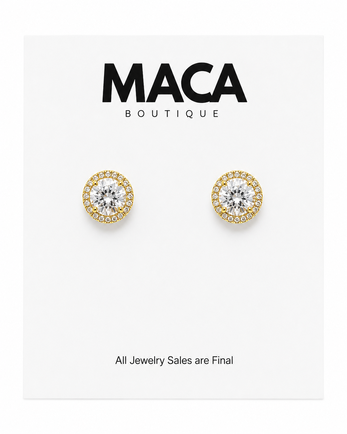 Brilliant Halo Studs