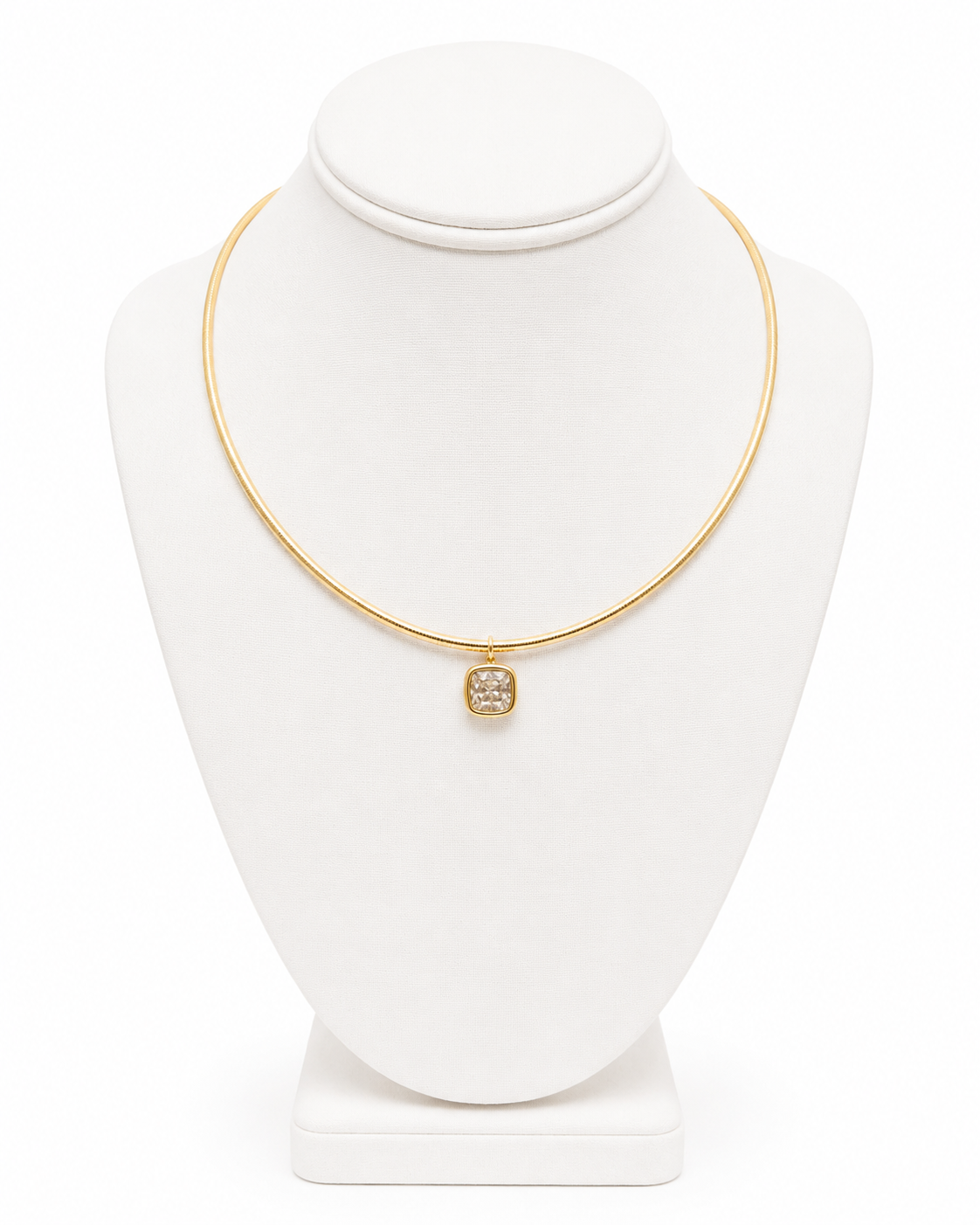 Classic Crystal Pendant Necklace