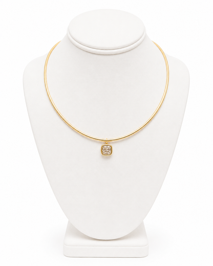 Classic Crystal Pendant Necklace
