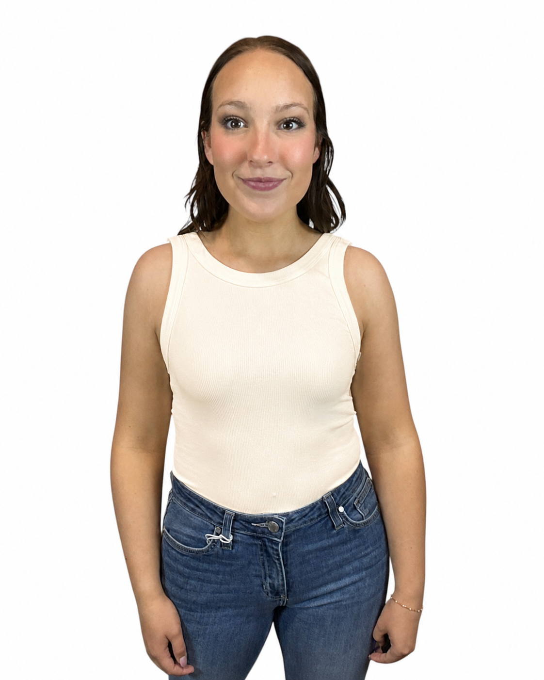 Everyday Reversible Tank - Buttercream
