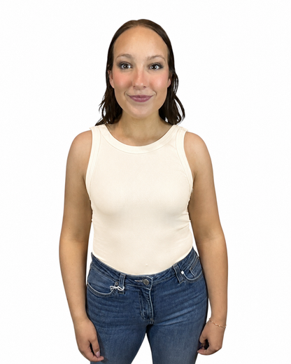 Everyday Reversible Tank - Buttercream