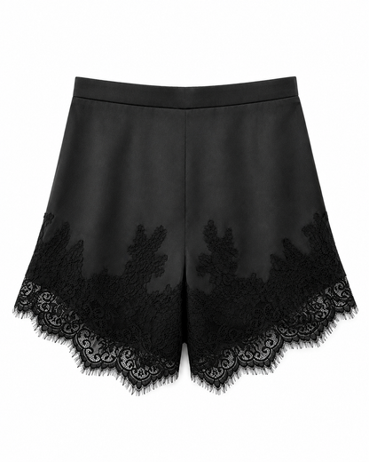 All About Lace Shorts - Black